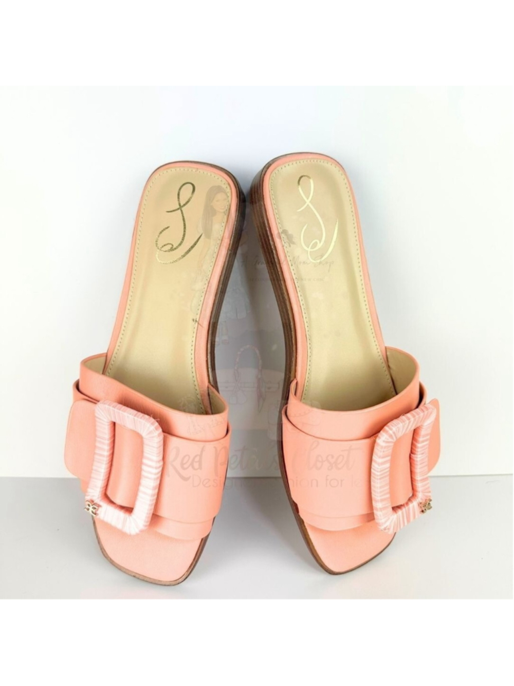 Sam Edelman Women's Slide Sandals - Pink Clay, Size 6.5